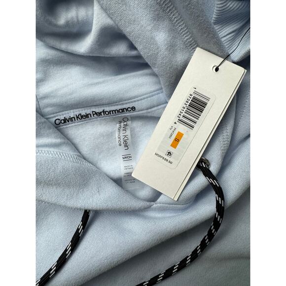 Calvin Klein Women's Eco Fleece Logo Pullover Hoodie SPRAY NWT SIZE S - Picture 6 of 8